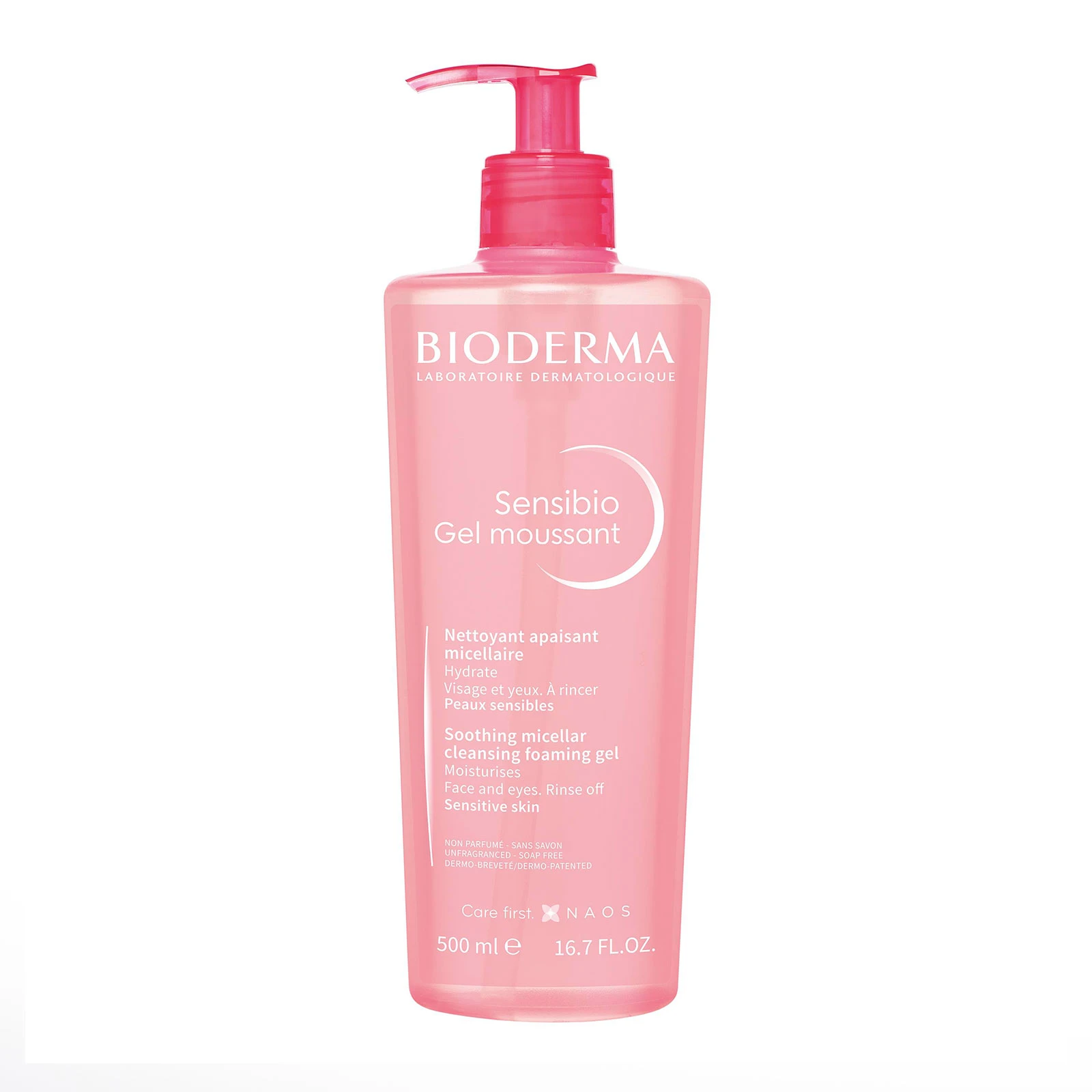 商品Bioderma|BIODERMA Sensibio 舒缓温和洁面啫喱 500ml,价格¥188,第1张图片