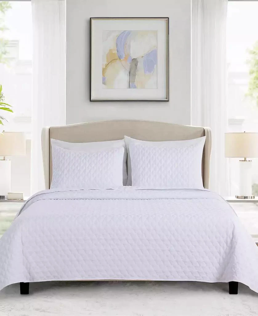Diamond Stitched 3 Piece Quilt Set 商品