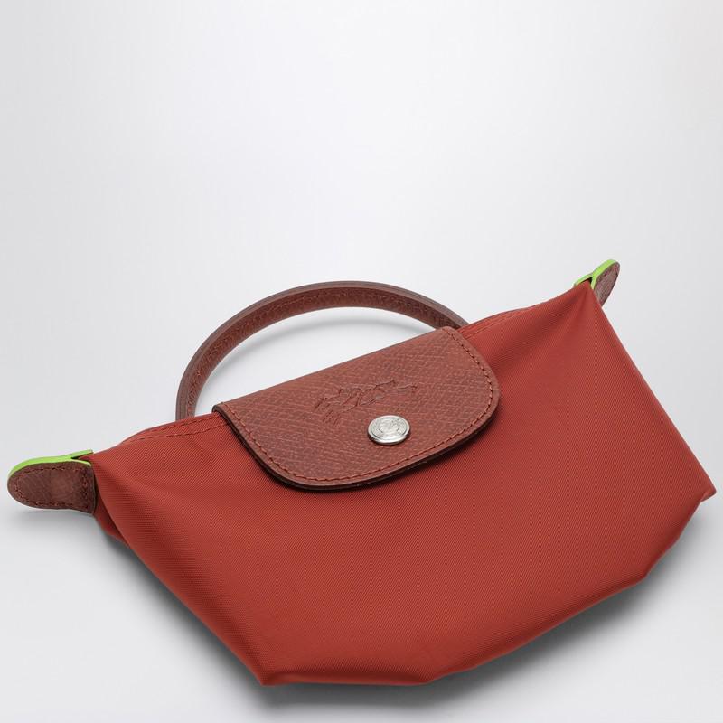 Longchamp Longchamp Le Pliage Green Chestnut-Coloured Clutch
