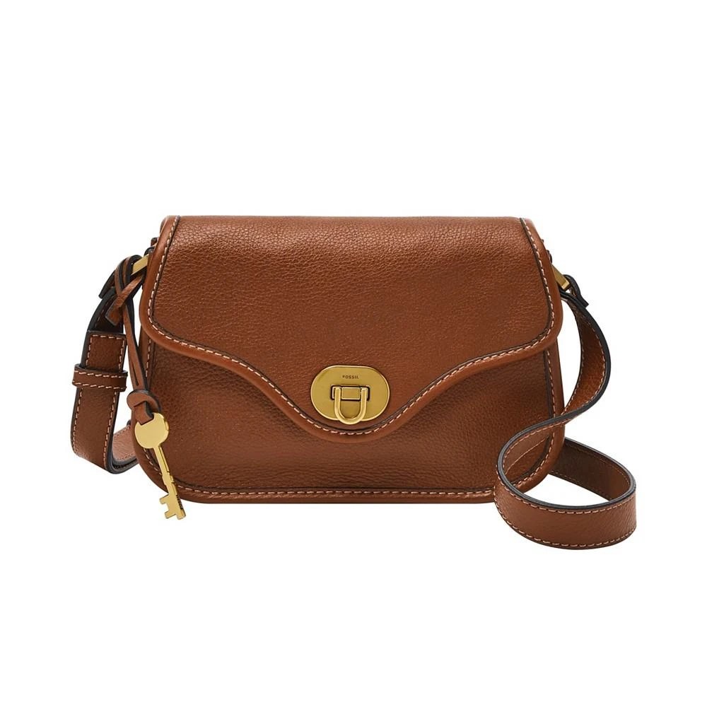 商品Fossil|Women's Heritage Mini Flap Crossbody,价格¥1476,第1张图片