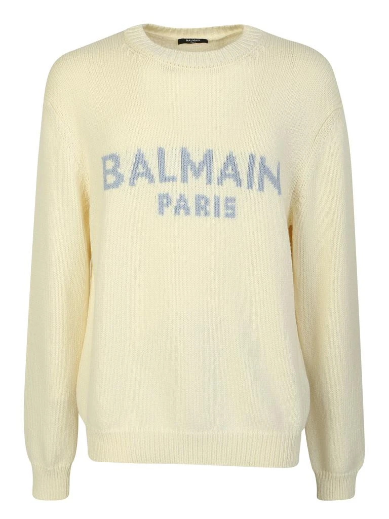 商品Balmain|BALMAIN BALMAIN BASIC SWEATER MADE ENTIRELY OF WOOL, PRACTICAL AND CASUAL,价格¥5302,第1张图片
