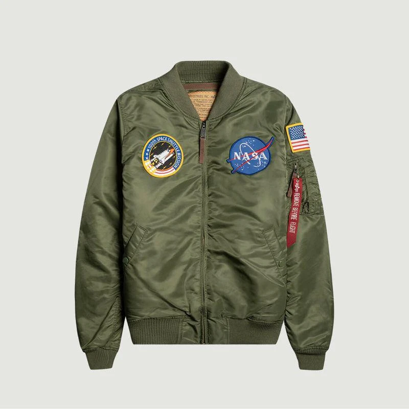 商品Alpha Industries|Apollo ma-1 bomber jacket sage green Alpha Industries,价格¥1678,第1张图片