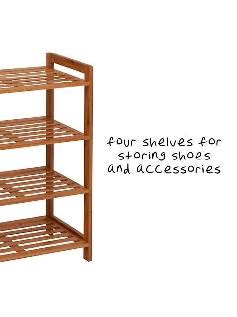商品Honey Can Do|Bamboo Entryway Organizer,价格¥645,第4张图片详细描述