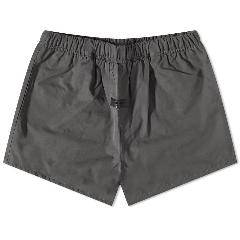 Fear of God ESSENTIALS Logo Dock Shorts - Off Black商品第1张图片规格展示