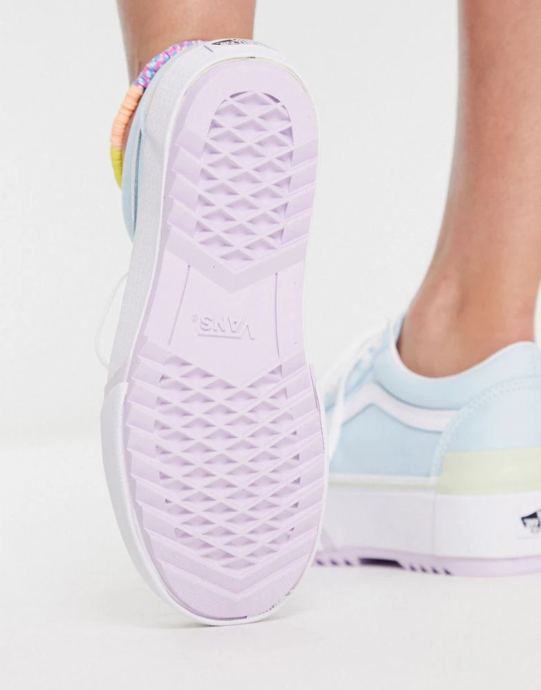 商品Vans|Vans UA Old Skool Stacked pastel trainers in multi,价格¥713,第4张图片详细描述