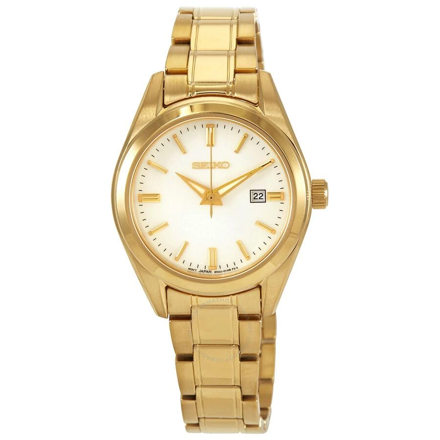 商品Seiko|Neo Classic Quartz Silver Dial Ladies Watch SUR632P1,价格¥914,第1张图片