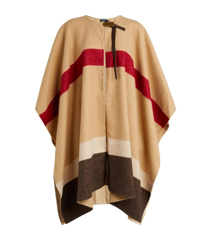 商品Ralph Lauren|Striped Blanket Poncho,价格¥5149,第1张图片