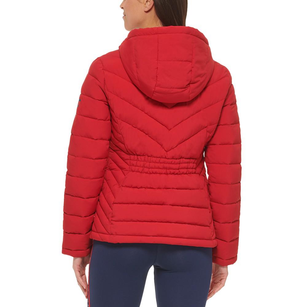 Women's Hooded Packable Puffer Coat商品第2张图片规格展示