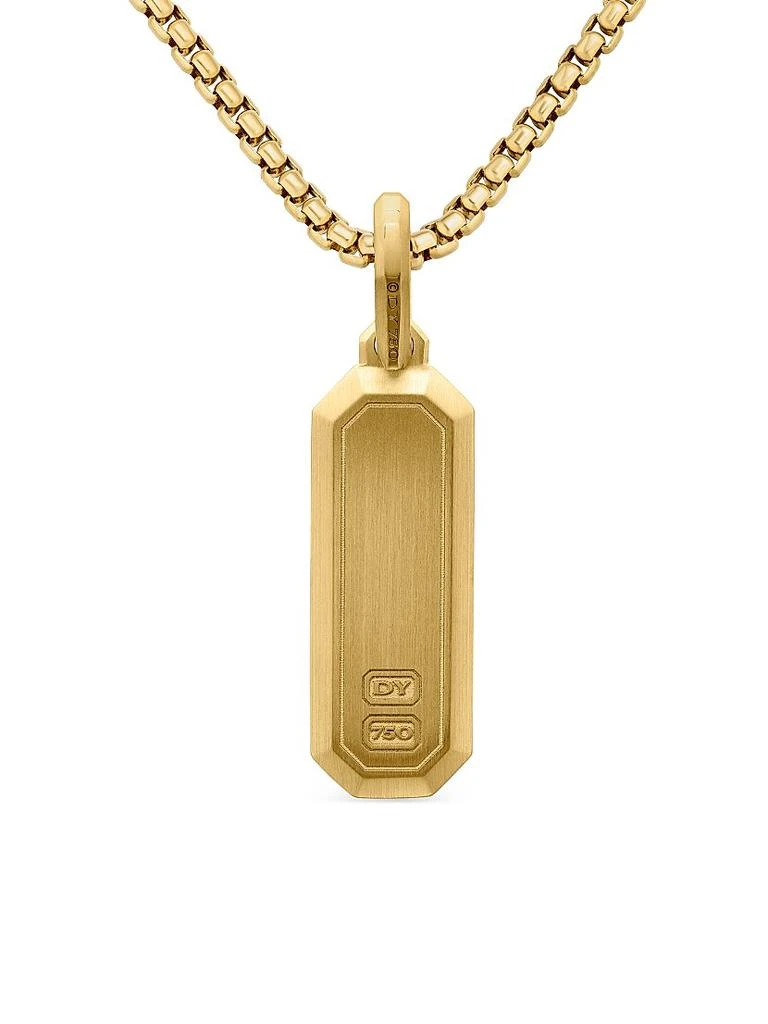 商品David Yurman|Streamline Amulet in 18K Yellow Gold, 39MM,价格¥19226,第4张图片详细描述