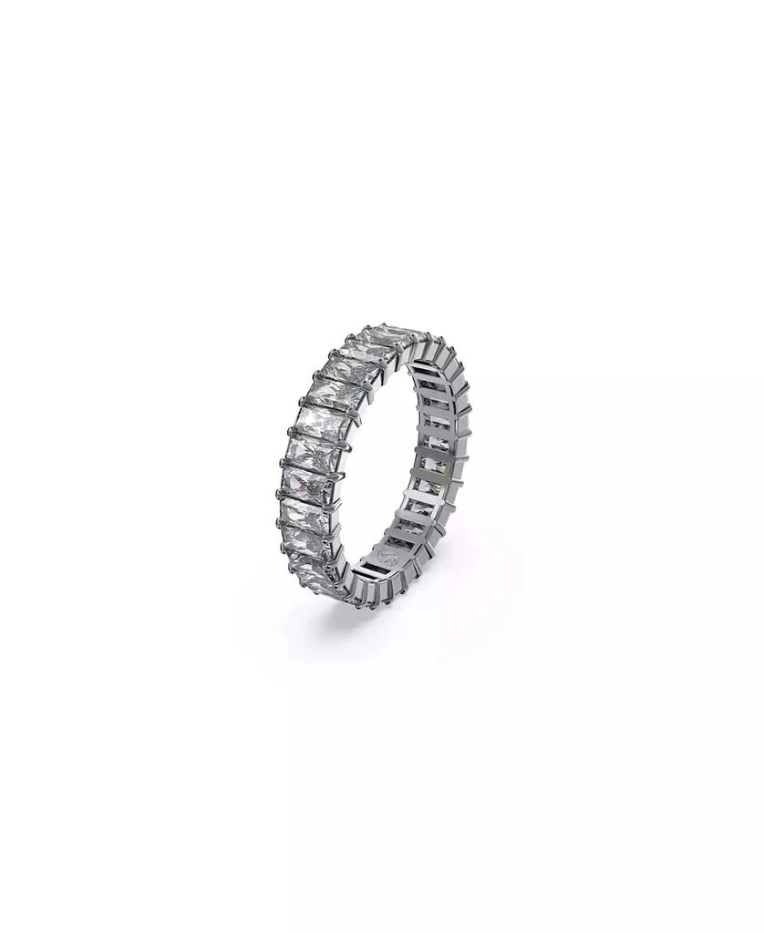 商品Swarovski|Crystal Baguette Cut Gray Matrix Ring,价格¥1264,第4张图片详细描述