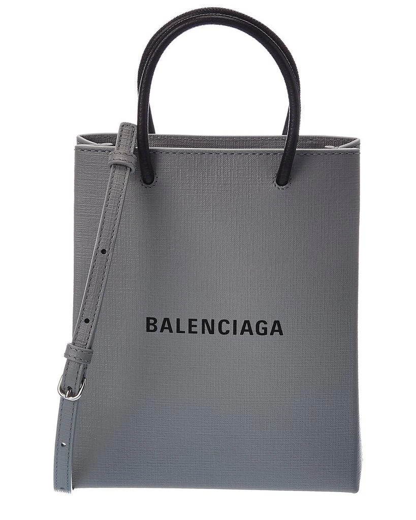 商品Balenciaga|Balenciaga Logo Leather Tote,价格¥6565,第1张图片