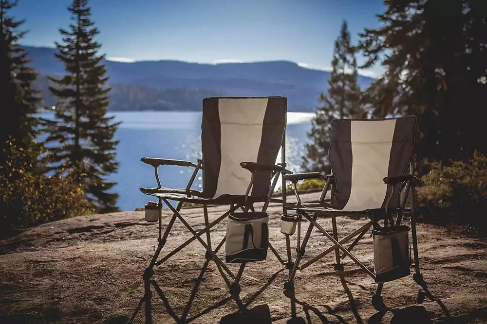 by Picnic Time Outlander Folding Camp Chair with Cooler 商品