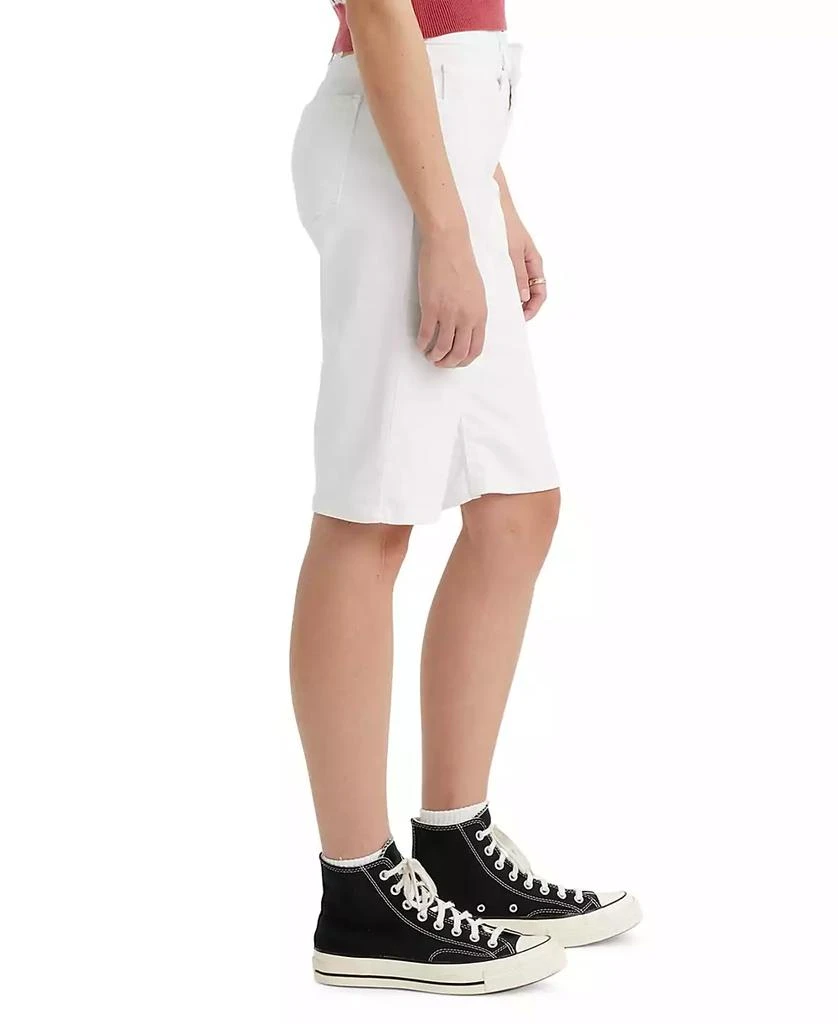 商品Levi's|Women's Stretch Mid Rise Denim Bermuda Shorts,价格¥147,第2张图片详细描述