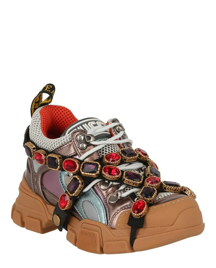 商品Gucci|Flashtrek Chunky Leather Sneakers,价格¥3406,第2张图片详细描述