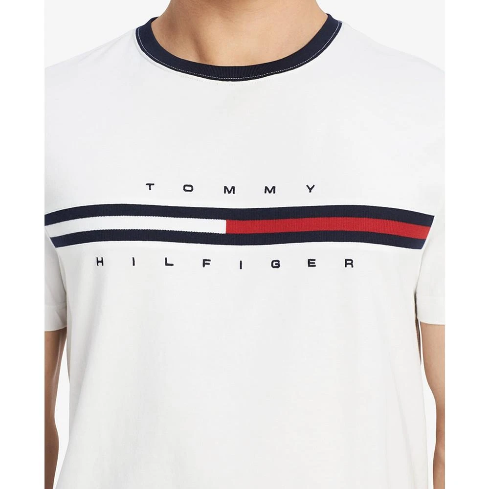 商品Tommy Hilfiger|汤米希尔费格男士圆领短袖百搭运动T恤,价格¥352,第3张图片详细描述