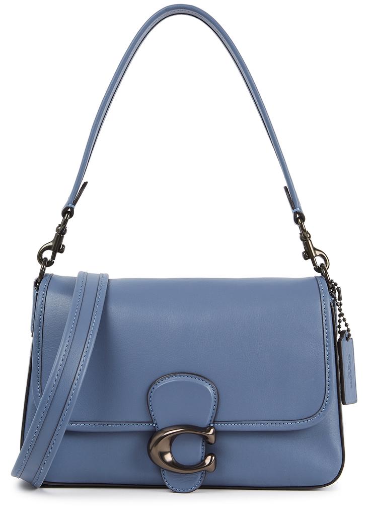 Tabby blue leather shoulder bag商品第1张图片规格展示