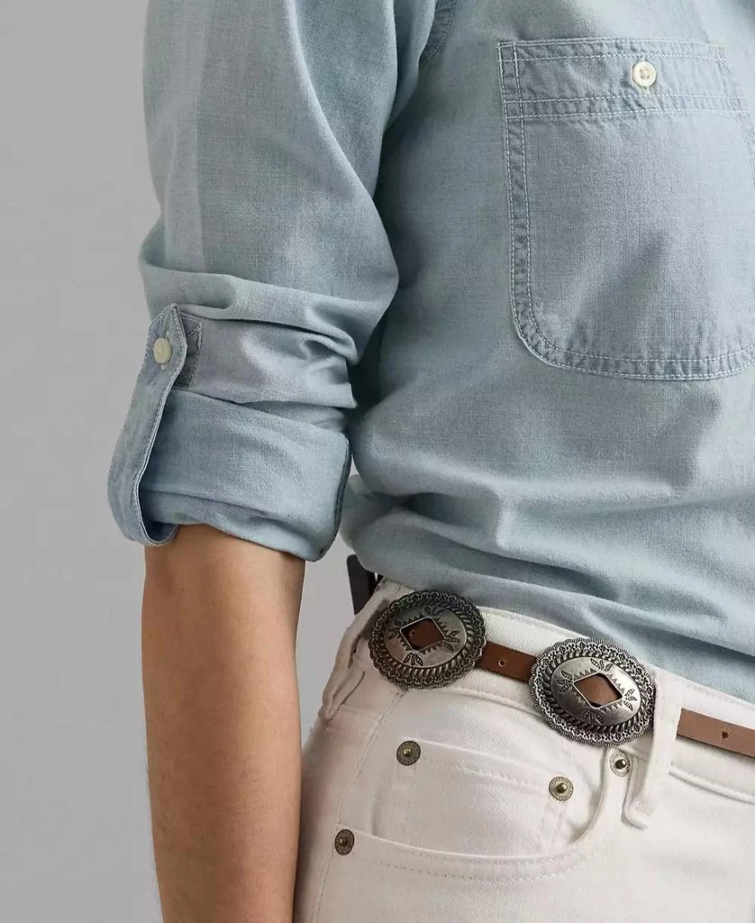 商品Ralph Lauren|Cotton Chambray Shirt,价格¥750,第3张图片详细描述