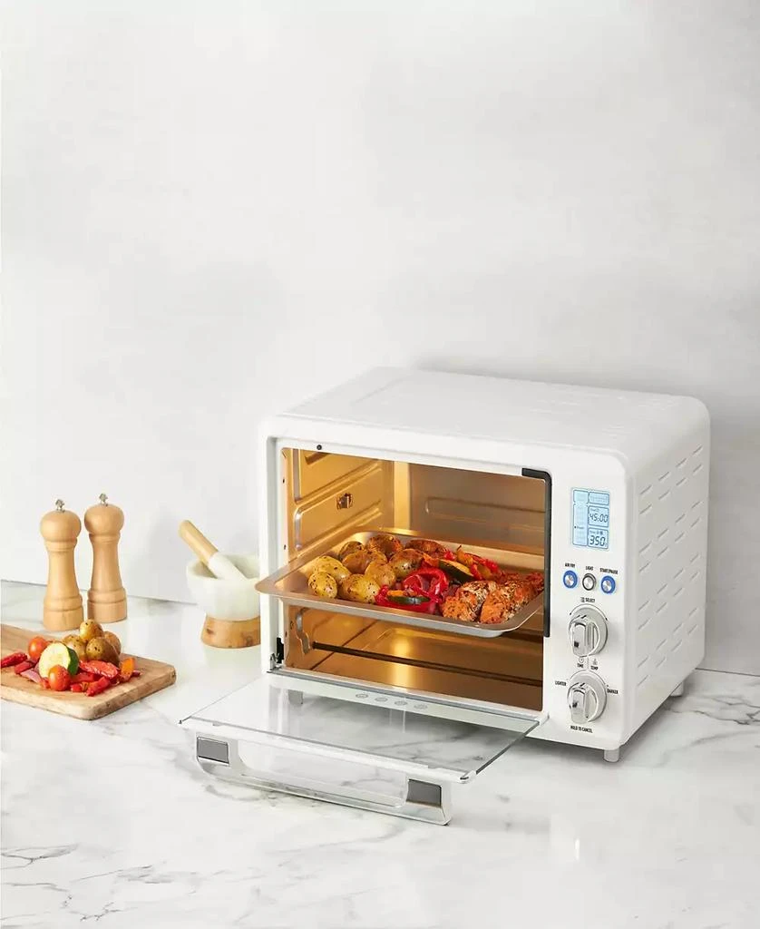 商品Haden|25 Liter 6- Slice Toaster Oven with Easy Reach Roll-Top Door, Air Fry, Bake, Broil, Toast Functions,价格¥972,第2张图片详细描述