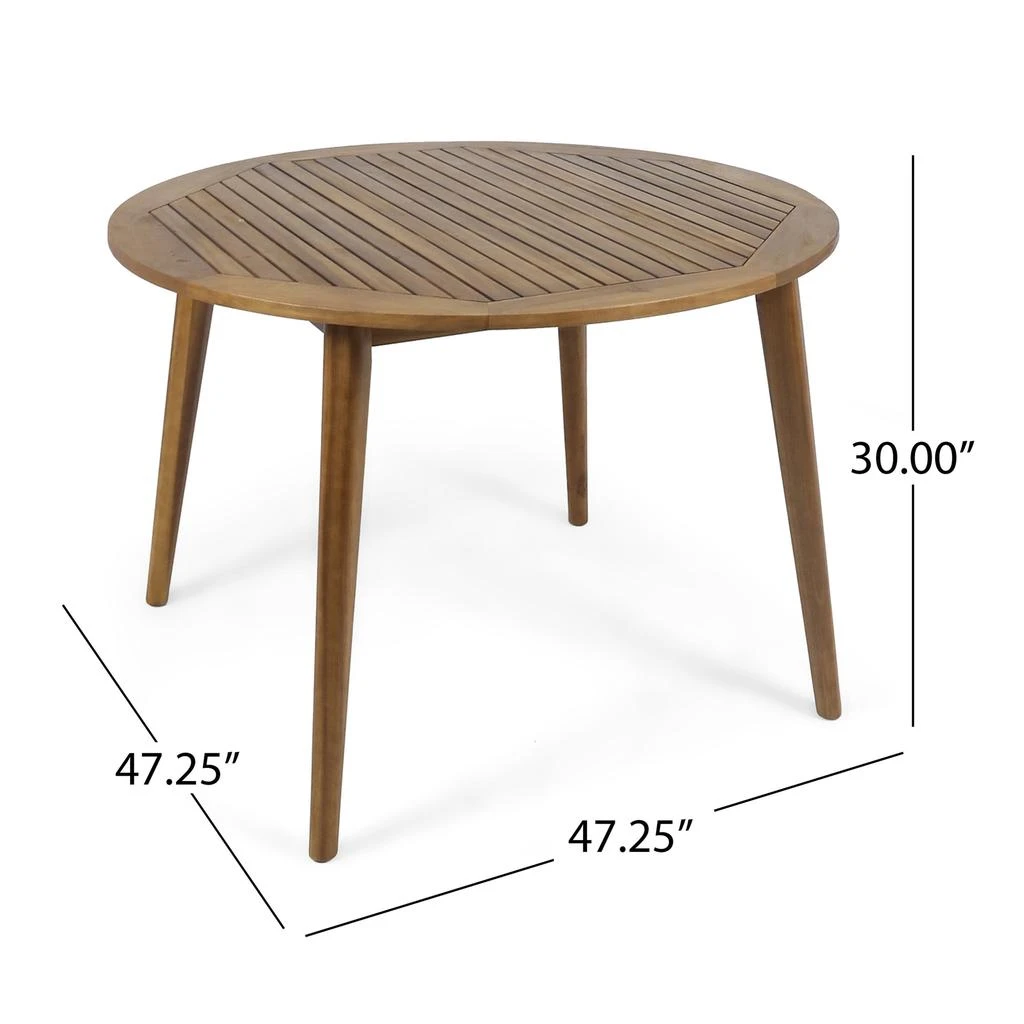 Streamdale Modern Acacia Wood Outdoor Dining Table 商品