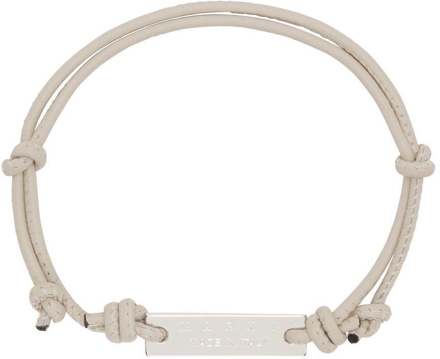 Off-White Leather Bracelet商品第2张图片规格展示