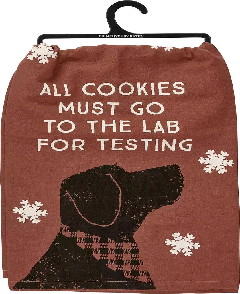 商品Primitives by Kathy|All Cookies Must Go to The Lab Kitchen Towel,价格¥27,第2张图片详细描述