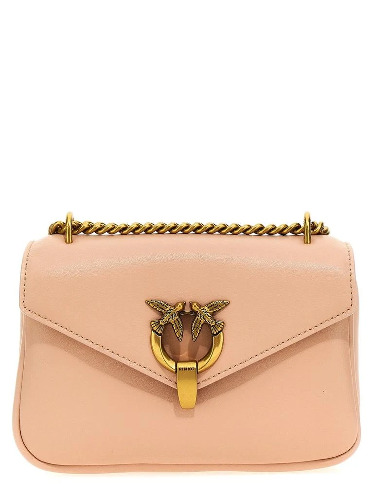 商品PINKO|Pinko Logo-Plaque Chain-Linked Crossbody Bag,价格¥1471,第1张图片