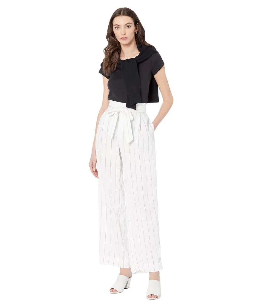 商品Vince|Soft Stripe Belted Pull-On Pants,价格¥2913,第4张图片详细描述