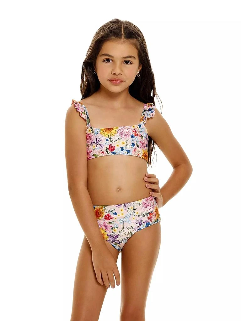 商品Agua Bendita|Little Girl's &amp; Girl's Returning To The Roots Sky Dreamin Bikini,价格¥281,第4张图片详细描述