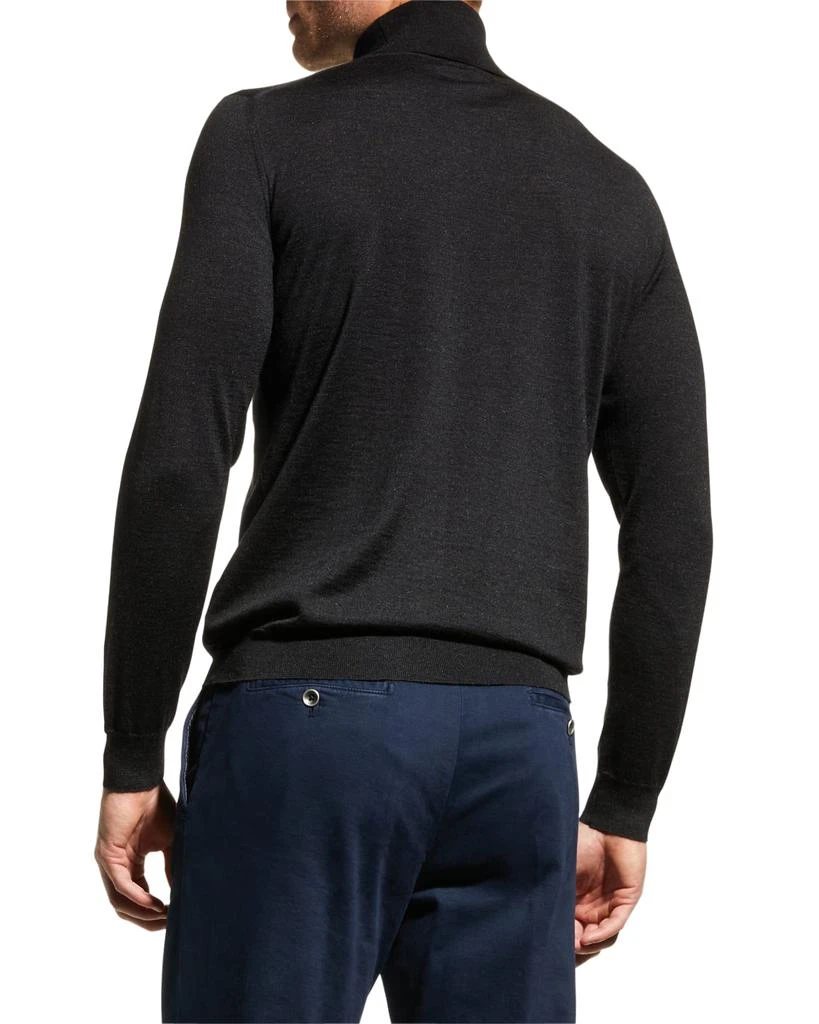 Men's Cashmere-Silk Turtleneck Sweater 商品