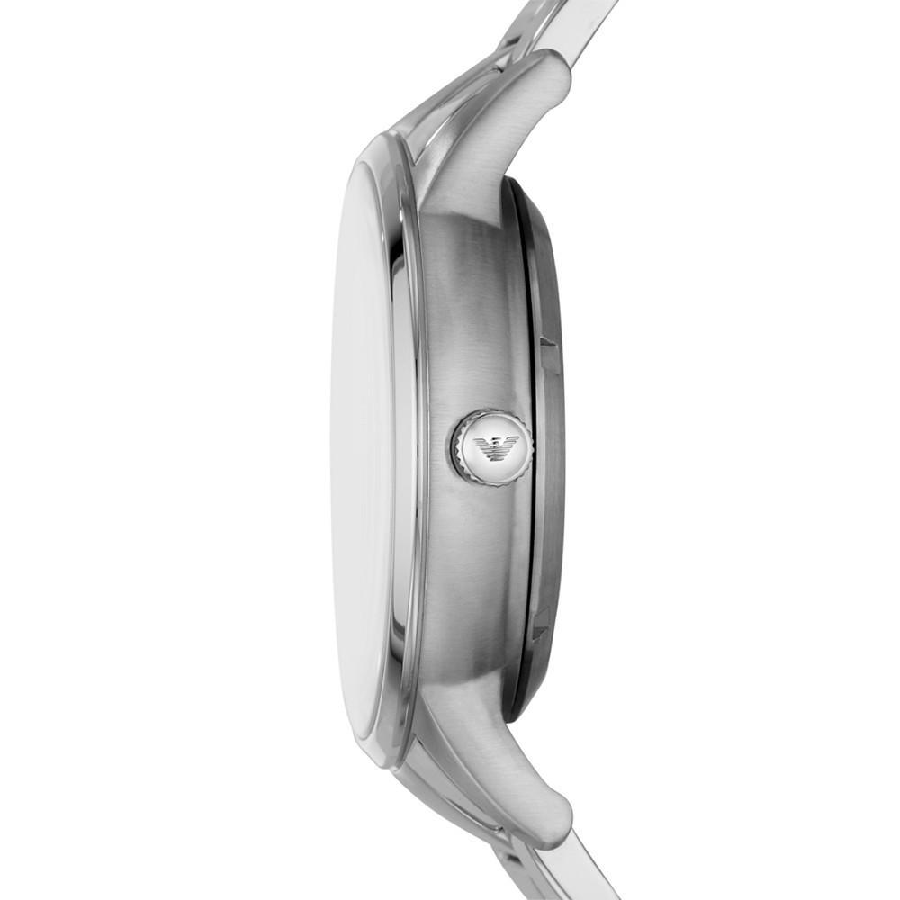 商品Emporio Armani|Men's Automatic Stainless Steel Bracelet Watch 43mm,价格¥3283,第4张图片详细描述