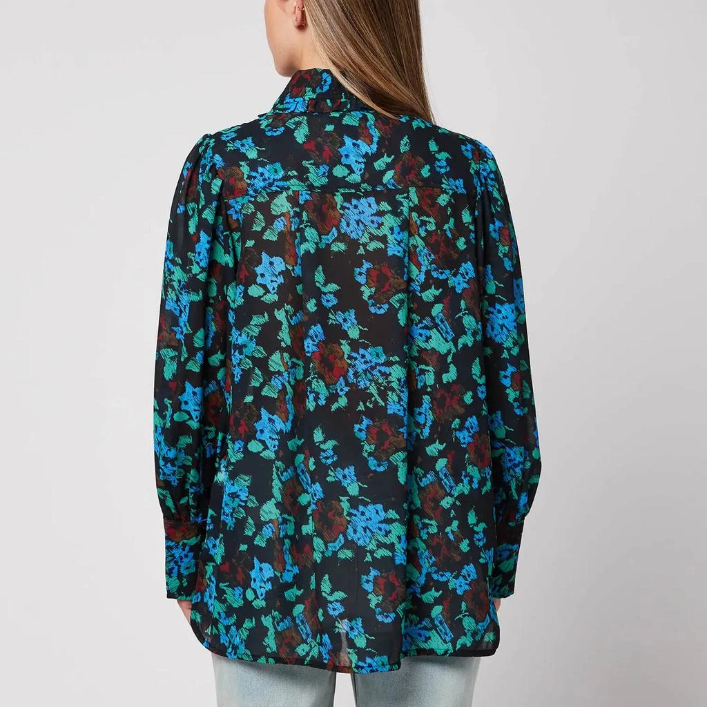 商品Ganni|Ganni Women's Printed Light Crepe Shirt,价格¥552,第2张图片详细描述