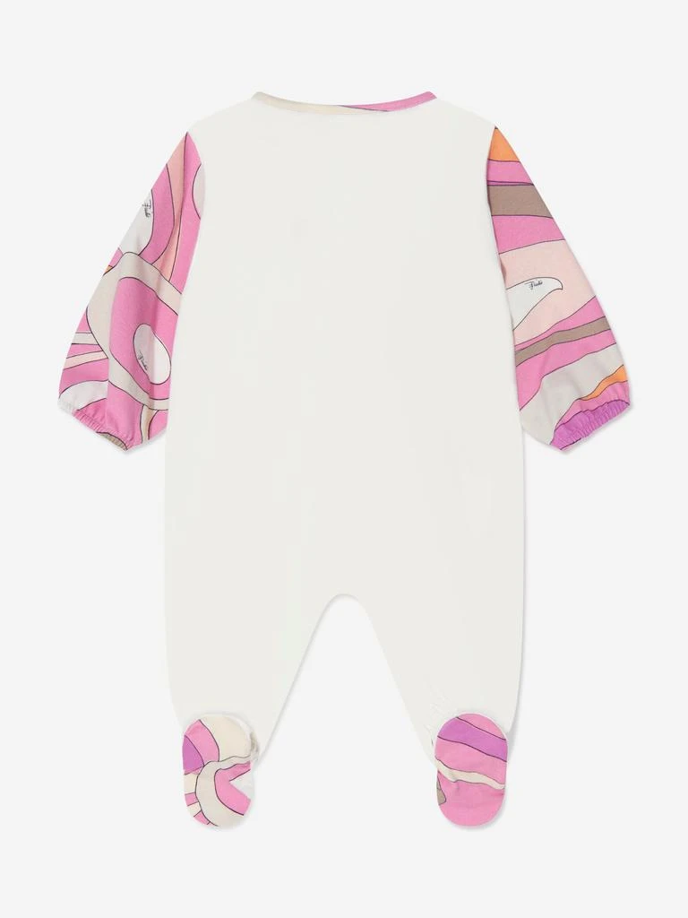 商品EMILIO PUCCI|Pucci Baby Girls Babygrow Set in Ivory,价格¥1764,第3张图片详细描述