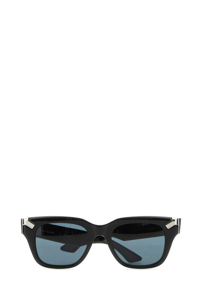 商品Alexander McQueen|Black acetate Punk Rivet sunglasses,价格¥3724,第1张图片