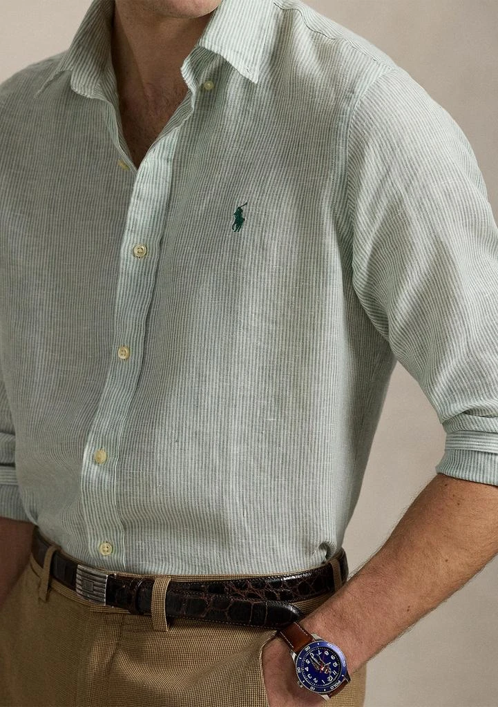 商品Ralph Lauren|Classic Fit Striped Linen Shirt,价格¥509,第3张图片详细描述