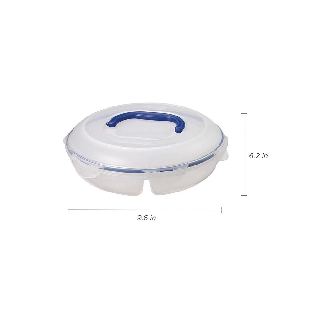 商品Lock & Lock|Easy Essentials Specialty Divided 77-Oz. Snack Container,价格¥157,第2张图片详细描述