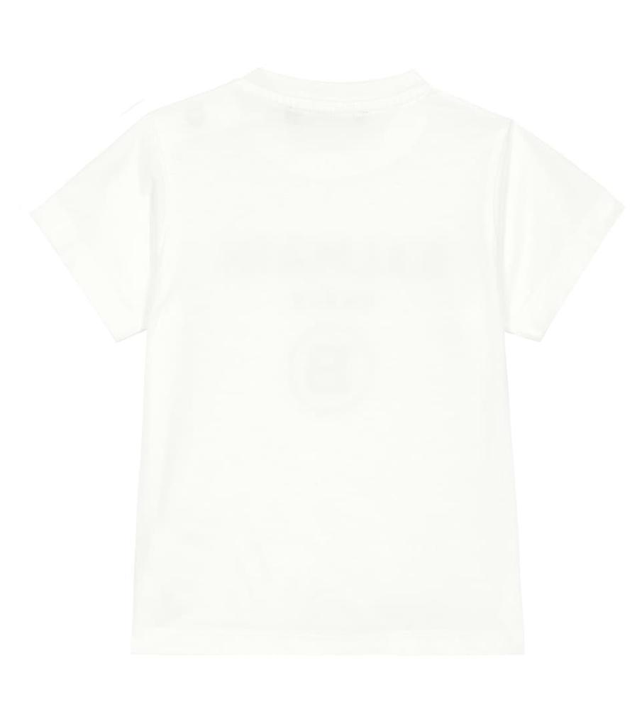 商品Balmain|Baby logo cotton T-shirt,价格¥836,第4张图片详细描述