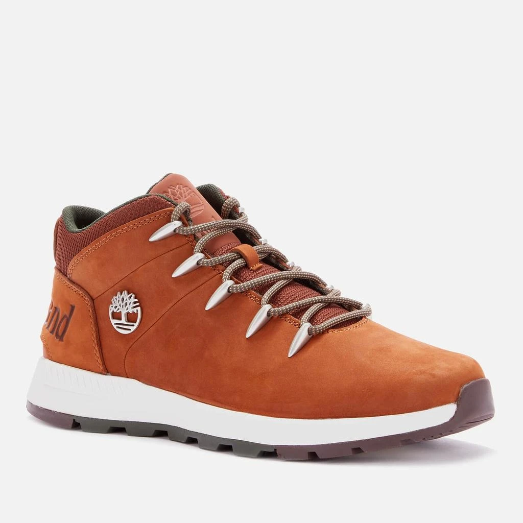 商品Timberland|Timberland Men's Sprint Trekker Nubuck Mid Boots - Rust,价格¥940,第2张图片详细描述