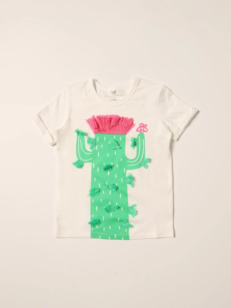 商品Stella McCartney|Stella McCartney Cactus T-shirt in cotton,价格¥256,第1张图片