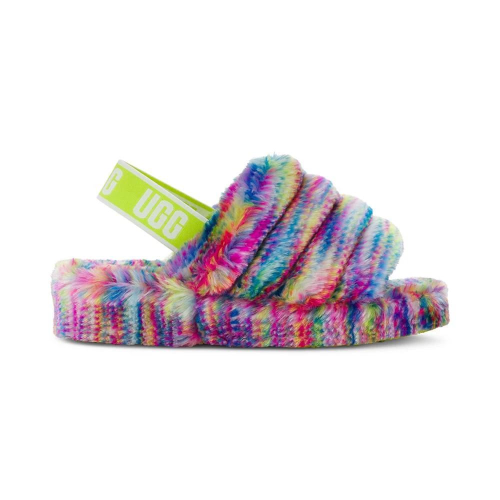 商品UGG|Women's Fluff Yeah Pixelate Slingback Sandals,价格¥411,第2张图片详细描述