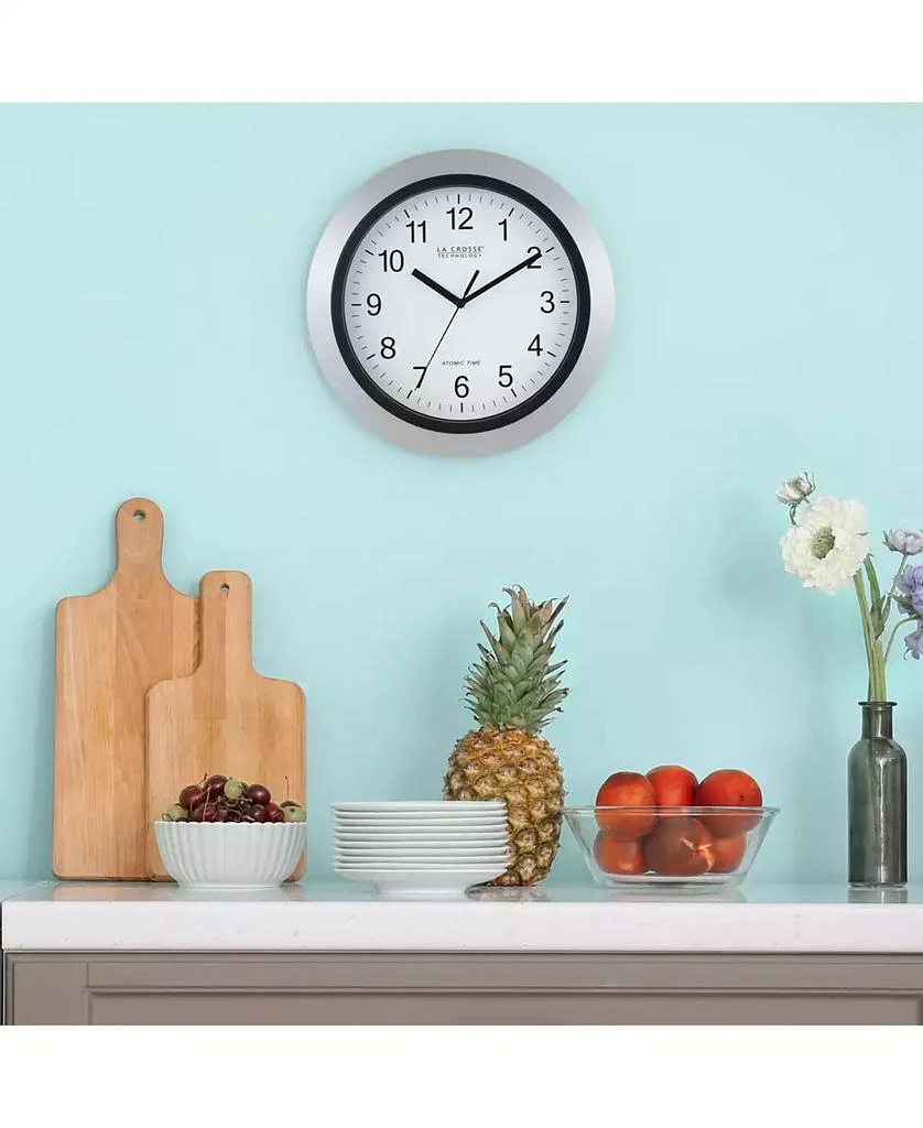 商品La Crosse Technology|WT-3129S 12" Atomic Analog Wall Clock,价格¥373,第5张图片详细描述
