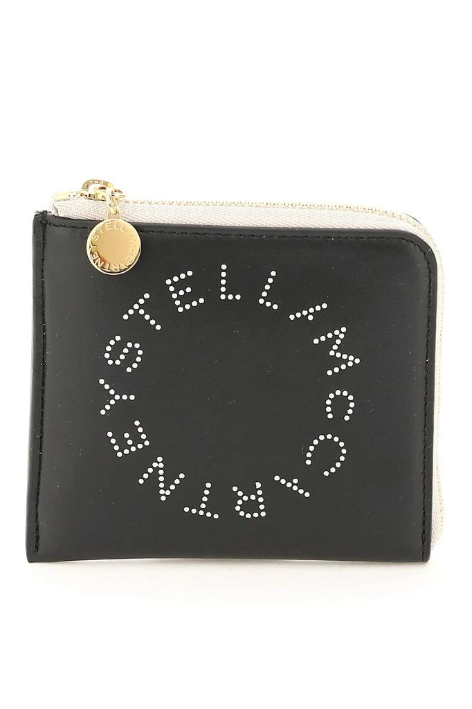 商品Stella McCartney|Stella mccartney two-tone cardholder with logo,价格¥1881,第1张图片