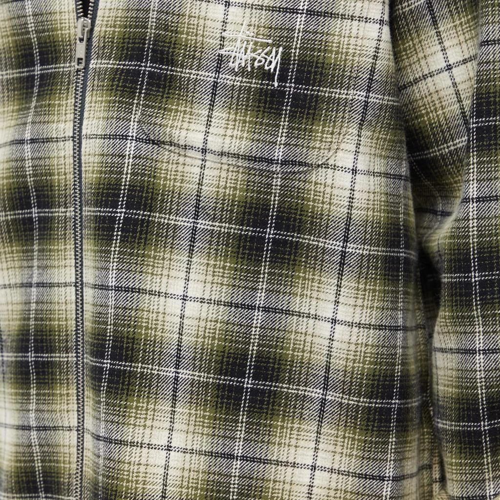 商品STUSSY|Stussy Frank Plaid Zip Shirt,价格¥1439,第5张图片详细描述