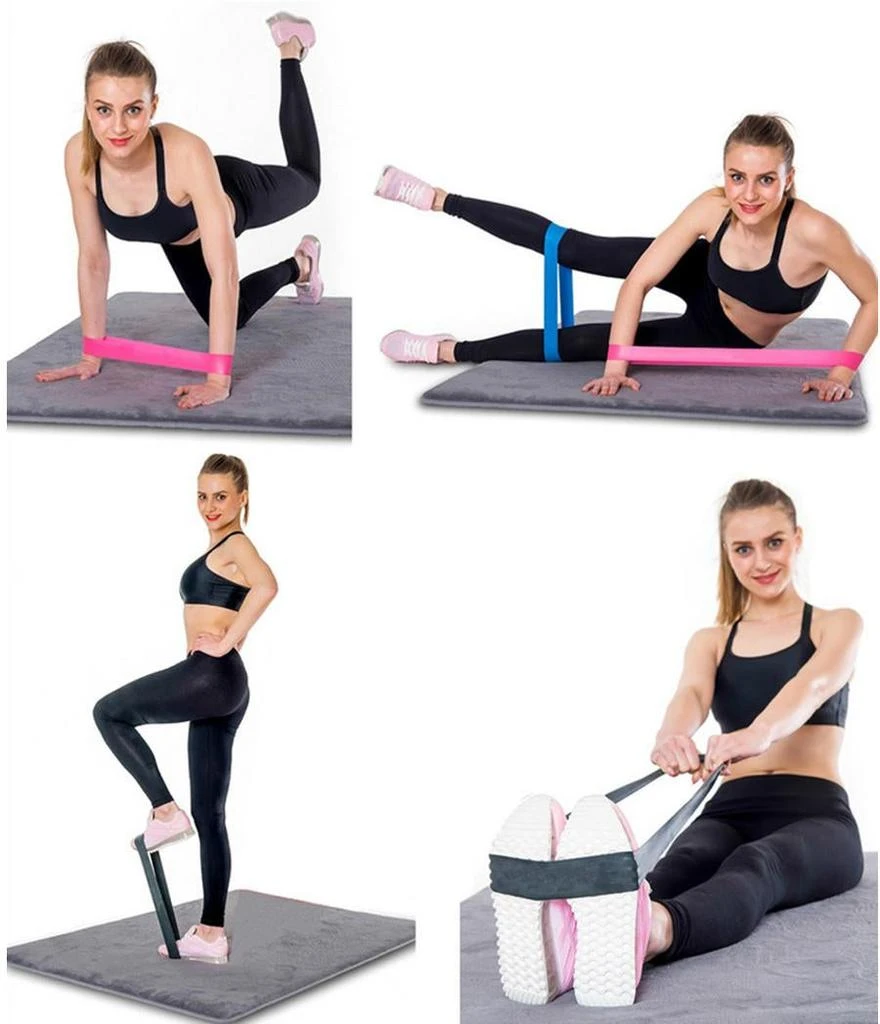 商品Jupiter Gear|5 Piece Set of Resistance Loop Exercise Body Bands with Carry Bag,价格¥172,第5张图片详细描述