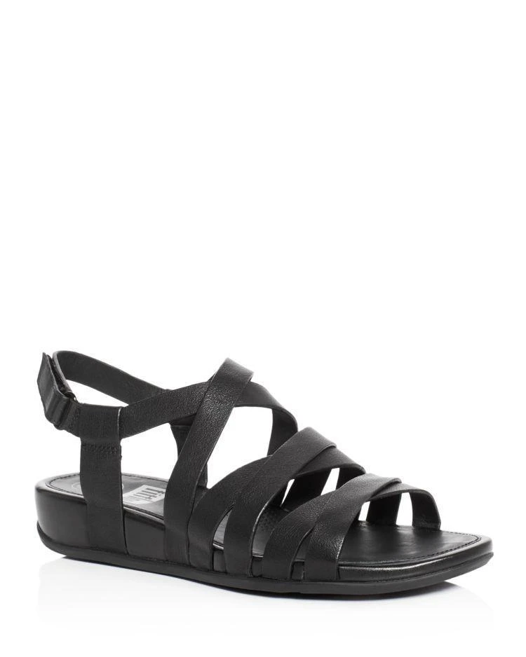 商品FitFlop|Women's Lumy Crisscross Demi Wedge Sandals,价格¥524,第1张图片