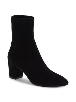 商品Stuart Weitzman|Yuliana Leather Sock Boots,价格¥1972,第2张图片详细描述