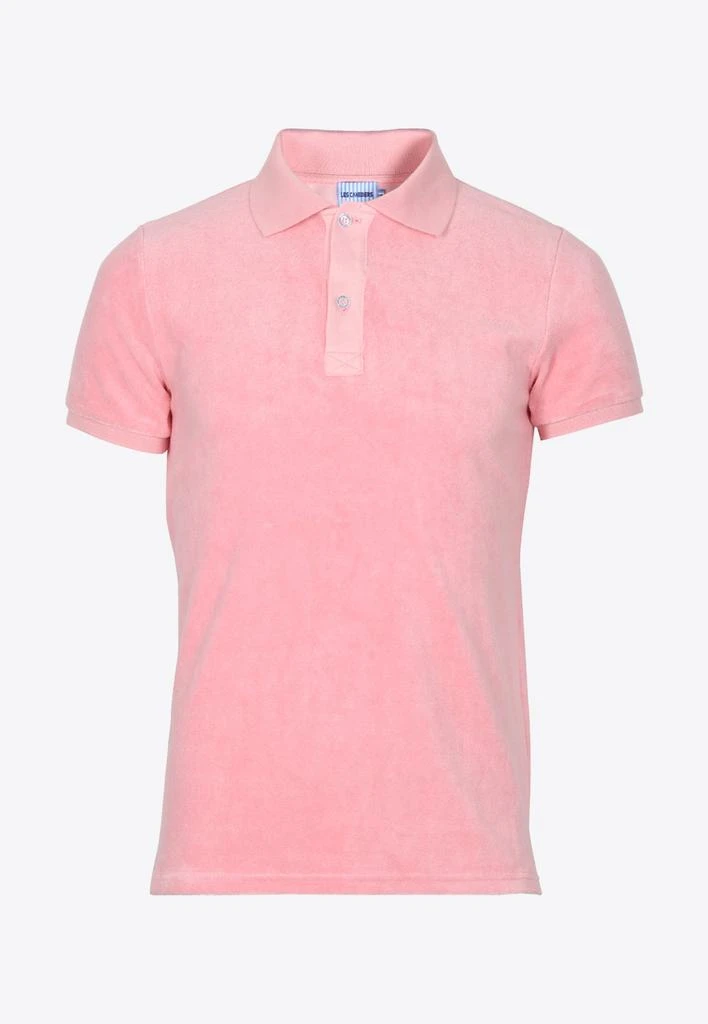 商品Les Canebiers|Cabanon Polo T-shirt in Baby Pink,价格¥1391,第1张图片