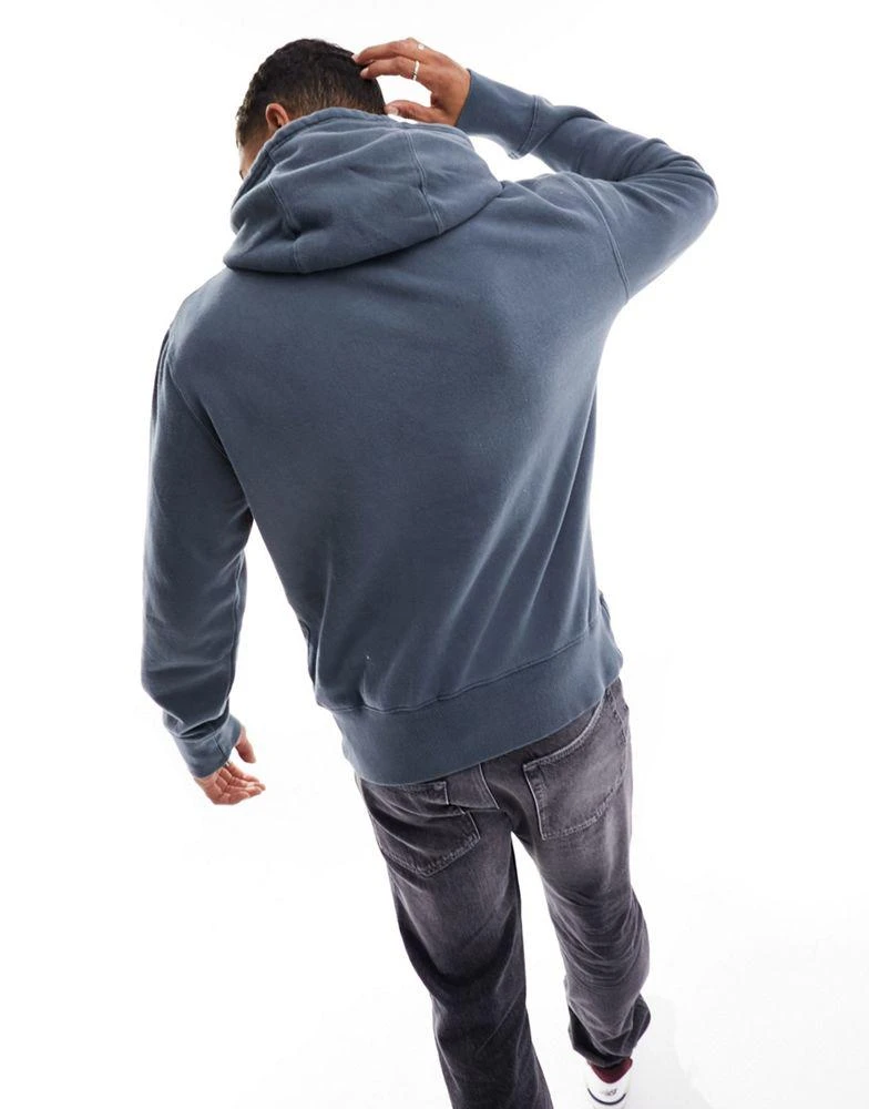 商品Superdry|Superdry vintage washed hoodie in Eclipse Navy,价格¥534,第4张图片详细描述