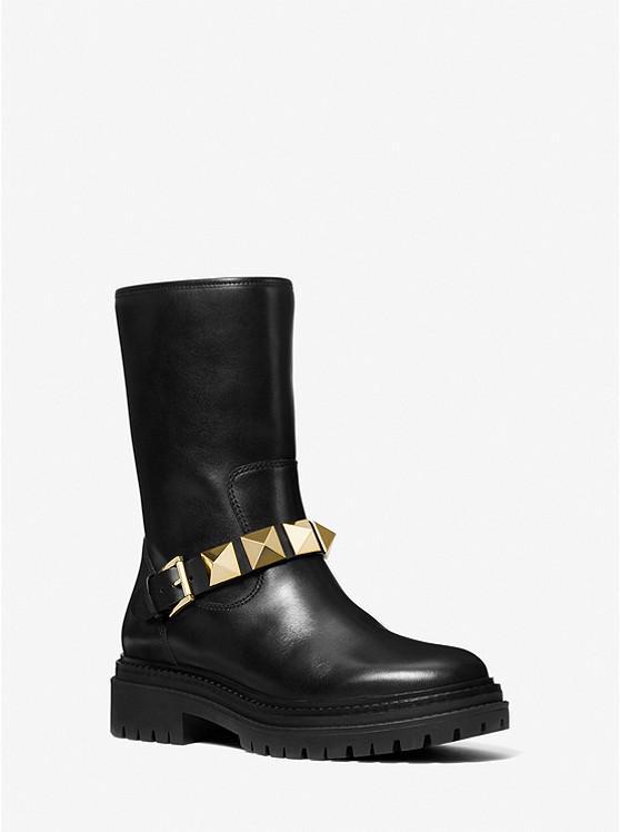 商品Michael Kors|Layton Studded Leather Boot,价格¥1393,第1张图片