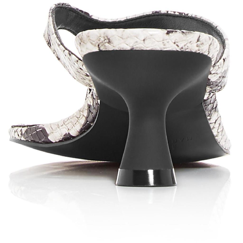 商品Marc Fisher|Marc Fisher LTD Womens Dahila Leather Kitten Heel Thong Sandals,价格¥211,第5张图片详细描述