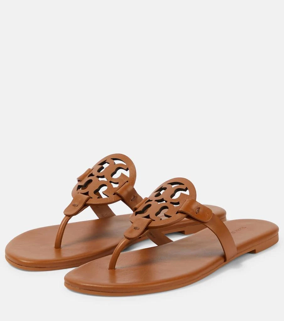 商品Tory Burch|Miller leather thong sandals,价格¥1521,第5张图片详细描述